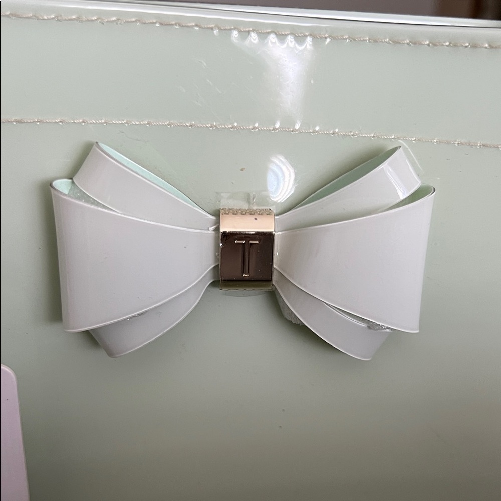 Ted Baker Light Green Mini Bag with Bow NWT - Picture 5 of 7